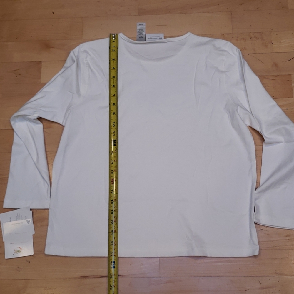 LIZ CLAIBORNE LONG SLEEVES T-SHIRT - Picture 6 of 6